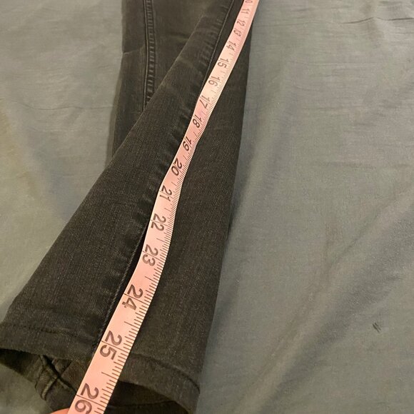 Madewell 10" High Rise Skinny Washed Black size 27 - Picture 5 of 8